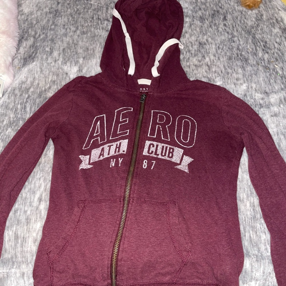 Maroon Aeropostale hoodie